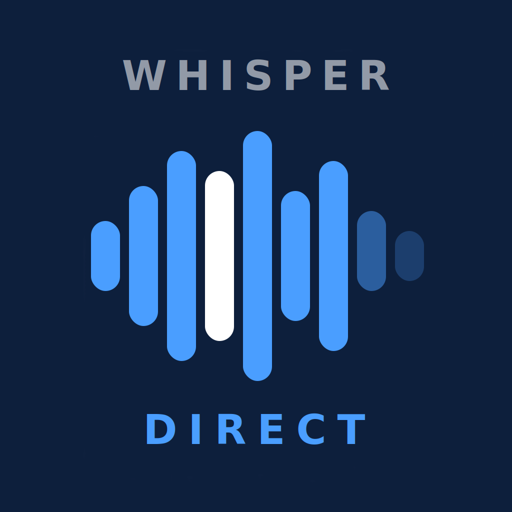 WhisperDirect ロゴ